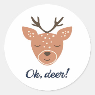 Oh hert hert liefde red het hert creatief ontwerp ronde sticker