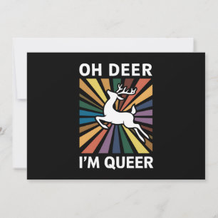Oh hert ik ben queer regenboog lgbt pride gay lesb kaart
