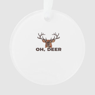 Oh Hert Modern Strake Design Acryl Ornament