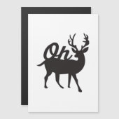 Oh hert retro klassieke sfeer (Voorkant / Achterkant)