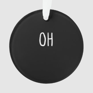Oh hert trendy Halloween stijl acryl ornament