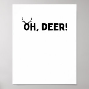Oh Herten Eenvoudige Stijl Poster