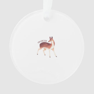Oh Herten Fantasievol Creatief Ontwerp Acryl Ornam Ornament