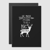 Oh Herten Gaat Naar Kerstmis Aankondiging Grote Br (Voorkant / Achterkant)