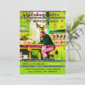 Oh herten jaarlijkse kerstfeest uitnodiging (Staand voorkant)