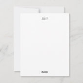 Oh herten kerst (geometrisch) feestdagenkaart (Achterkant)