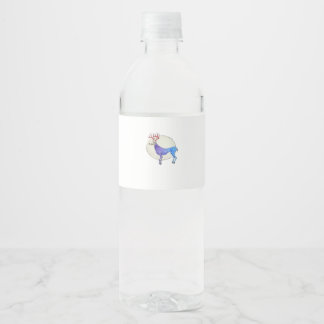 Oh Herten Schoon Grafische Stijl Waterfles Etiket