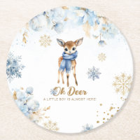 Oh herten winter baby jongen douche