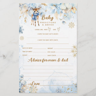 Oh herten winter baby jongen douche spel