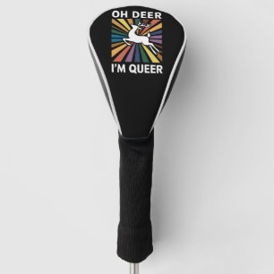 Oh hertog ben ik queer regenboog LGBT trots homose Golfheadcover