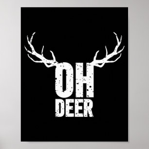 Oh Hertog Grappige Woordspeling Grappige Kleding Poster