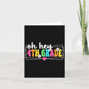 Oh Hey 4e klas terug naar school leraar student Fo Kaart