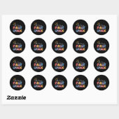 Oh Hey Eerste graad leraar student 1ste graad teru Ronde Sticker (Vel)