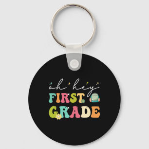 Oh Hey Eerste Klas Grappig Naar School Sleutelhanger