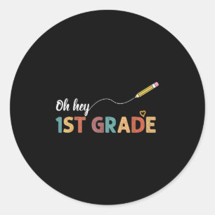 Oh hey eerste klas schattig 1e klas team terug naa ronde sticker