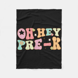 Oh Hey Pre K Groovy Ck Naar School Gelukkig Eerste Fleece Deken
