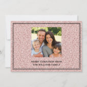 Oh Holy Nativité Angel Parties scintillant Carte P (Dos)