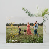 Oh Holy Night Christmas Foil Carte (Debout devant)