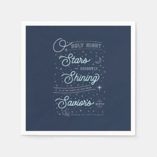Oh Holy Night Christmas Party Papieren servetten
