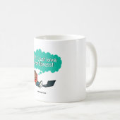 Oh i love Wordpress Koffiemok (Voorkant rechts)