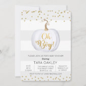 Oh invitation de baby shower de parties (Devant)