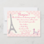 Oh invitation orienté parisien de La de La (Devant)