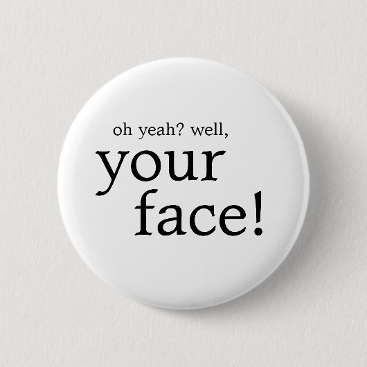 Oh ja Button (Voorkant)