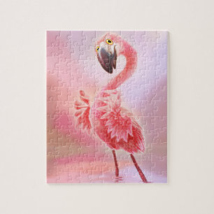 Oh ja Flamingo! Legpuzzel