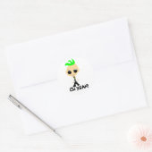 Oh-ja! Ronde Sticker (Envelop)
