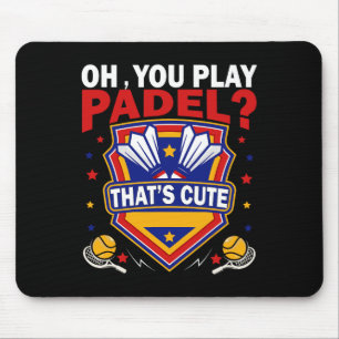 Oh, je speelt Padel, probeer Dominton Racquets en Muismat