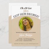 Oh jee, ze hebben hun diploma! Grappig Afstuderen Kaart (Voorkant / Achterkant)