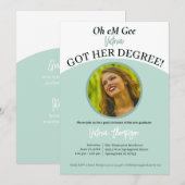 Oh jee, ze hebben hun diploma! Grappig Afstuderen Kaart (Voorkant / Achterkant)