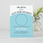 Oh jee, ze hebben hun diploma! Grappig Afstuderen Kaart (Staand voorkant)