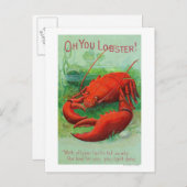 Oh jij Lobster Scene Briefkaart (Voorkant / Achterkant)
