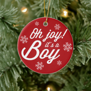 Oh joie ! C'est un ornement de photo de Noël de