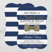 Oh jongen baby shower uitnodiging (Voorkant / Achterkant)