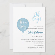 Oh jongen! Ballon baby is verplicht