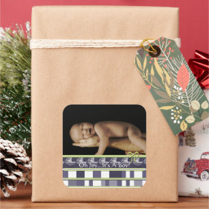 OH Joy... C'est un garçon ! Stickers Votre photo b