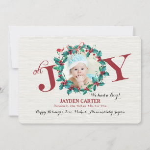 Oh Joy Holiday Photo Faire-part de naissance