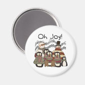 Oh Joy Kerstmis Magneet (Voorkant / Achterkant)