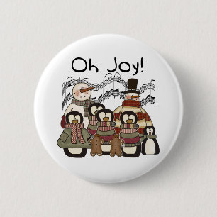 Oh Joy Kerstmis Ronde Button 5,7 Cm