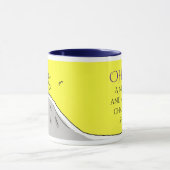 "Oh Joy ! Un nouveau jour !" 11 oz de café Mug (Centre)