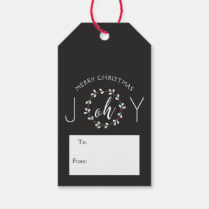 Oh Joy Wreath Kerstmis Cadeaulabel