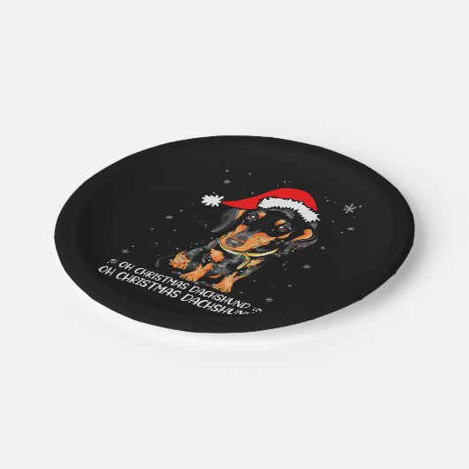 oh kerst teckel oh kerst dacPaper Bord (Gekanteld)