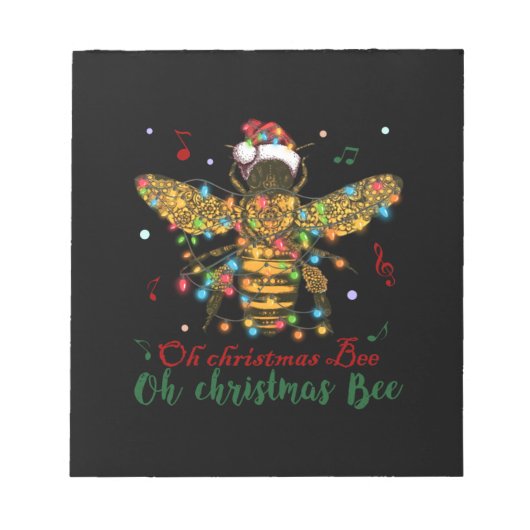 Oh Kerstbije | Kerstbijen Notitieblok (Voorkant)