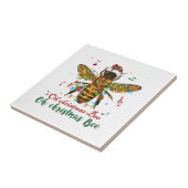 Oh kerstbije Oh kerstbijen licht Tegeltje (Zijkant)