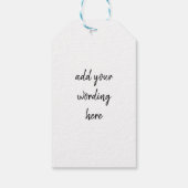 oh kerstbijenboom schattige grappige pun-kaart cadeaulabel (Achterkant)