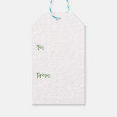 Oh, kerstboom cadeaulabel (Achterkant)