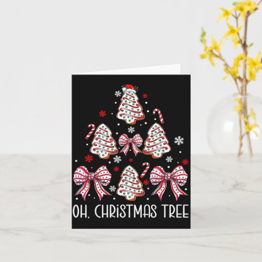 Oh Kerstboom Cakes Debbie Becky Jen Cake Liefde Kaart (Gele Bloem)