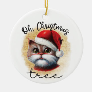 Oh kerstboom | dubbelzijdig keramisch ornament